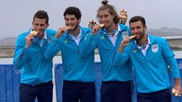 altText(El remo obtuvo la primera medalla de oro para Uruguay en los Panamericanos)}