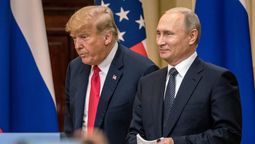 Presidente de EEUU, Donald Trump y el presidente de Rusia, Vladímir Putin.
