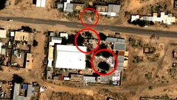 Imágenes satelitales donde se pueden apreciar cúmulos de muertos, cuerpos a lo largo de las calles, manchas de sangre. Las FAR de Sudán están ejecutando casa por casa. 