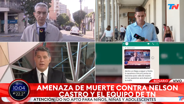 Amenazan de muerte a periodista en Argentina: Van a terminar como Cabezas