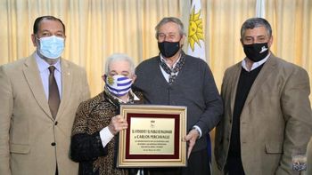 Carlos Perciavalle fue homenajeado en Maldonado