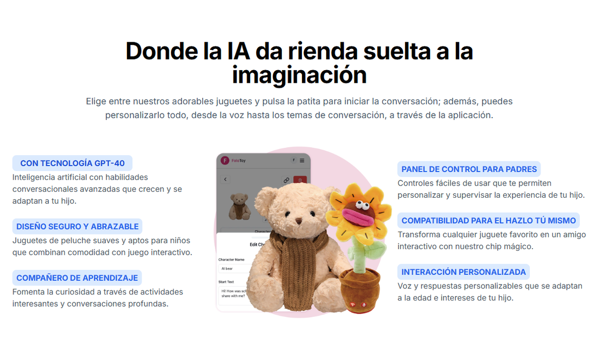 Peluche con IA genera polémica y Open IA se retira. 