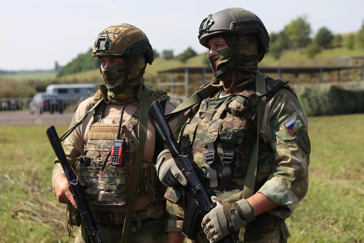 Soldados rusos que participan en la operación especial.