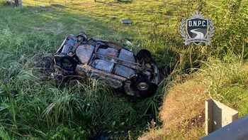 Murió la mujer que había logrado rescatar a su sobrina de un auto en llamas en Paysandú
