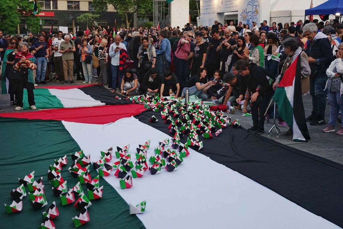 Una "flotilla" por Palestina.