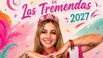 Tatiana Marset fue elegida como reina de comparsa Las Tremendas en Bolivia