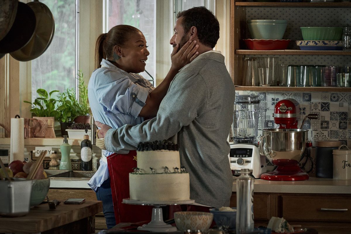 Adam Sandler y Queen Latifah en Garra.