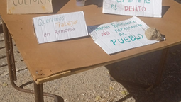 altText(Artesanos de La Pedrera denuncian desalojo y exigen acuerdos)}