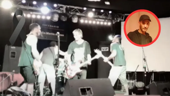 Conmoción: guitarrista argentino murió en pleno show