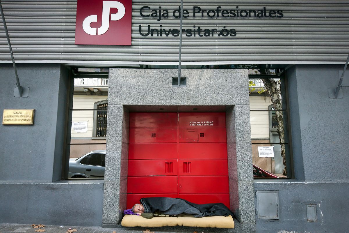 La Caja Profesional atraviesa un déficit importante y buscan soluciones a corto y largo plazo. Foto: Javier Calvelo / adhocFOTOS 