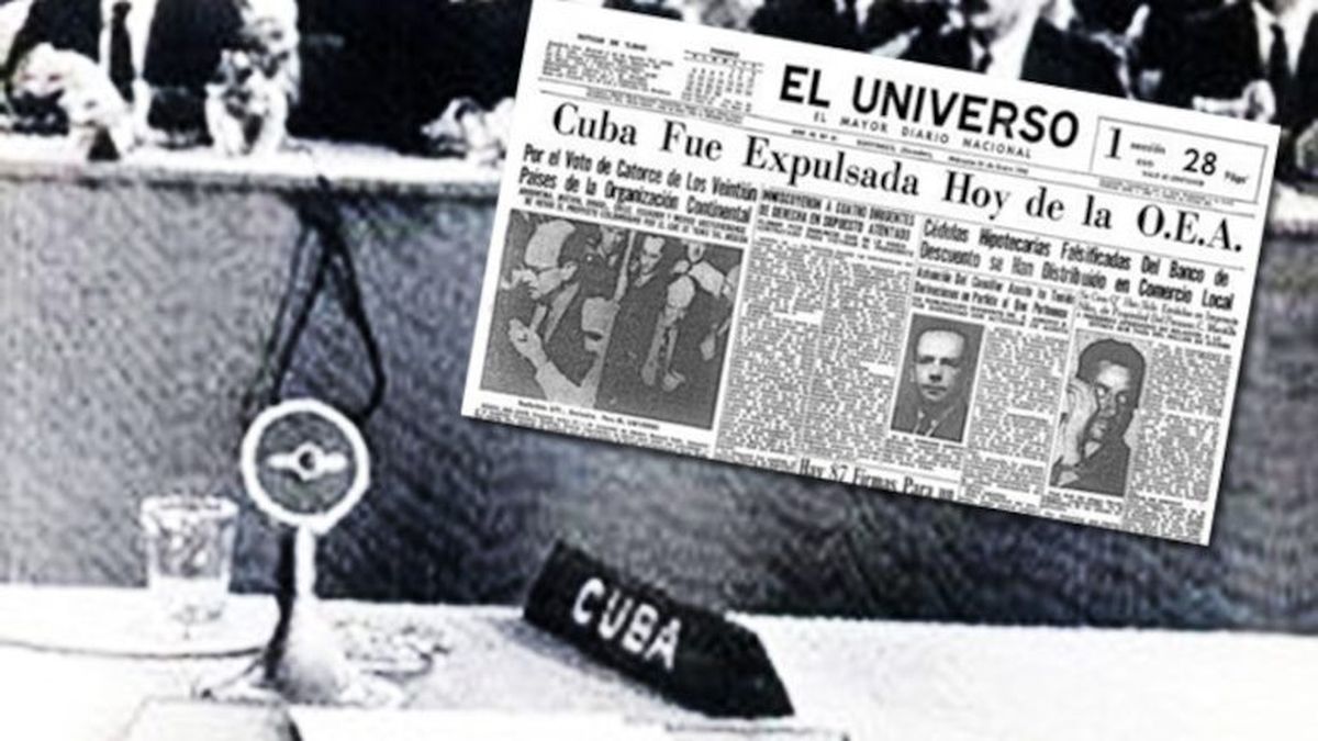 Hace 60 años Cuba era expulsada de la OEA