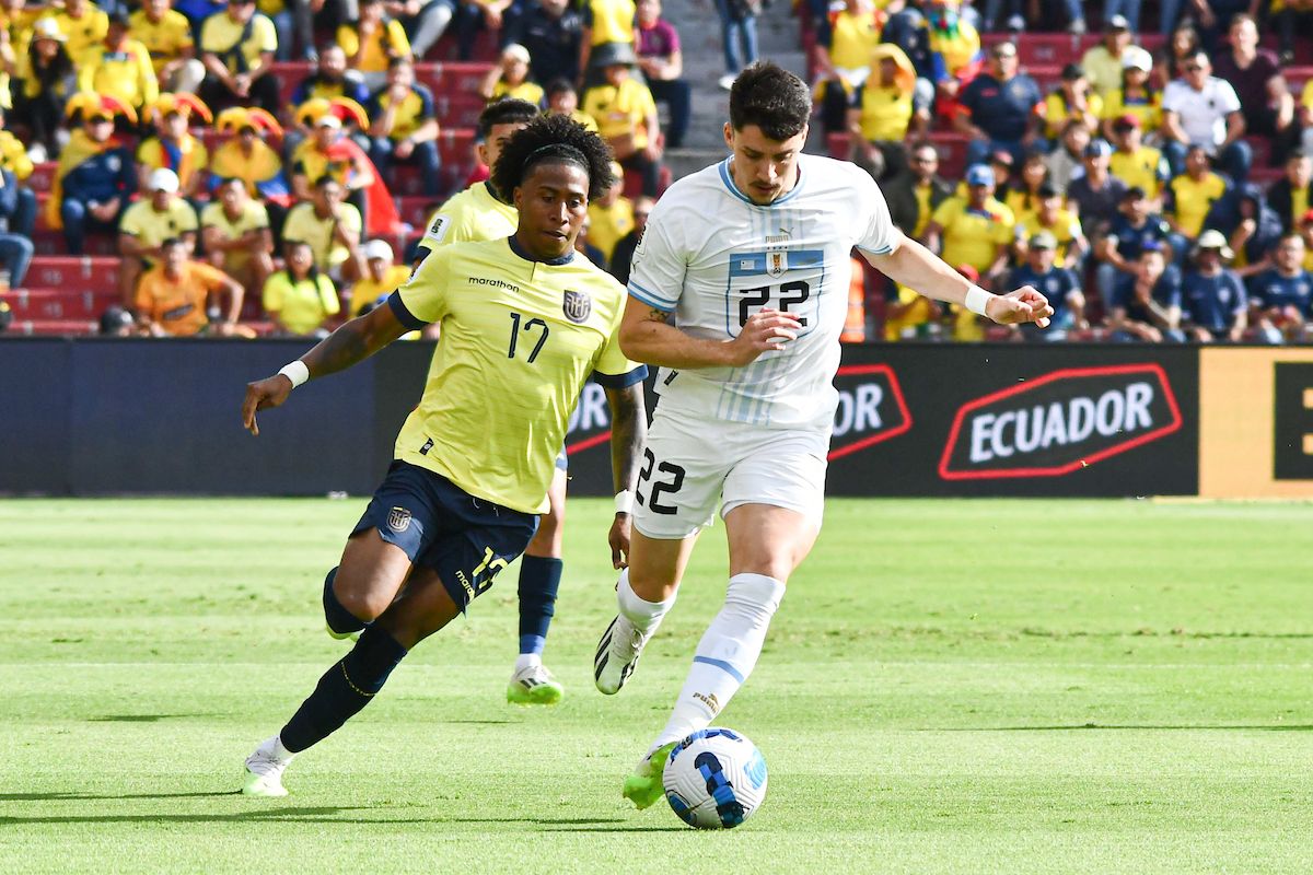 Ecuador le ganó a Uruguay 2 a 1