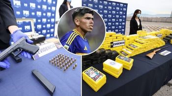 Suegro de futbolista de Boca fue detenido por mega cargamento de droga en Chile