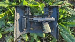 altText(Recuperan arma robada a policía tras rapiña en Nuevo Ellauri)}