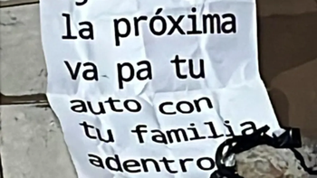 El mensaje de los delincuentes a la directora de INR. Uno de los autores fue identificado.