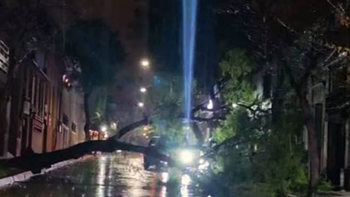 Nuevo temporal golpeó Salto: vientos de más de 100 km/h provocaron daños