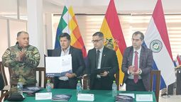 Autoridades de Bolivia y Paraguay (Mauro Ruiz Díaz) un mes antes de la fuga de Marset de Santa Cruz de la Sierra.