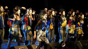 Murga Joven en el anfiteatro Canario Luna.