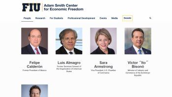 Macri, Guaidó y Almagro forman parte del plantel del Centro Adam Smith