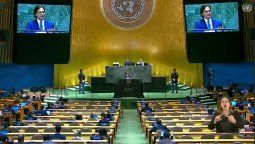 altText(Lacalle Pou habló en la ONU con un auditorio casi vacío)}