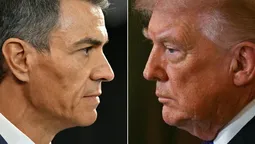 Sánchez se enfrenta a Donald Trump.
