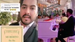 altText(Pianista toca «Mi bebito fiu fiu» en restaurante de lujo)}